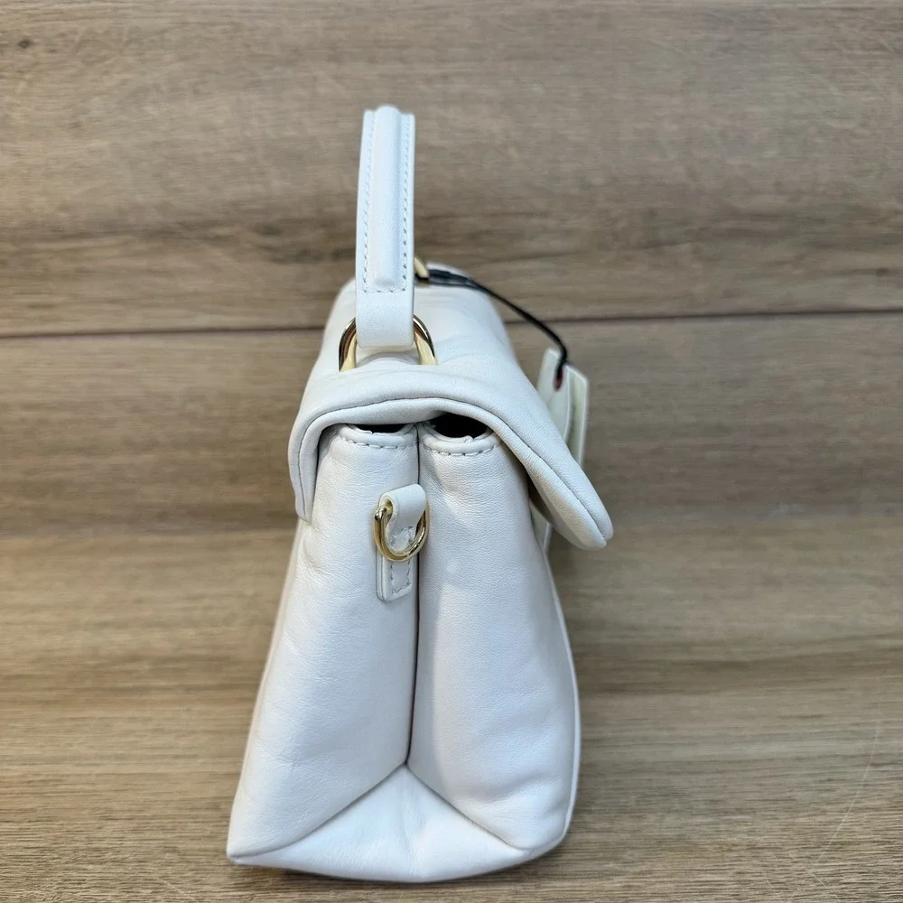 Ted Baker Poppy Small Satchel Crossbody - Cream with Gold Hardware NWT
